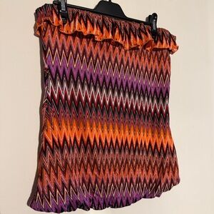 Vibrant Zigzag Blouse
